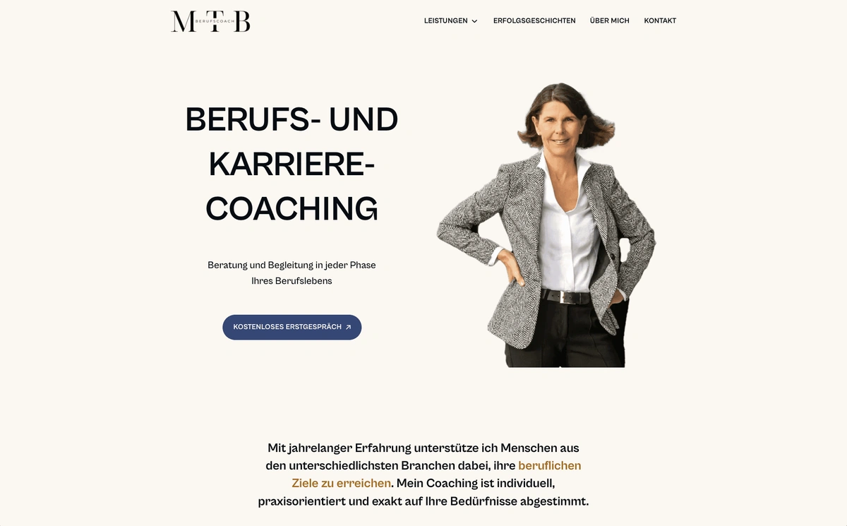 Website von Marlies Brunner